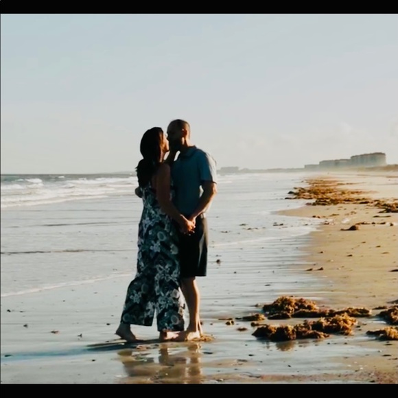 Anthropologie Floral Halter Jumpsuit - Picture 9 of 10